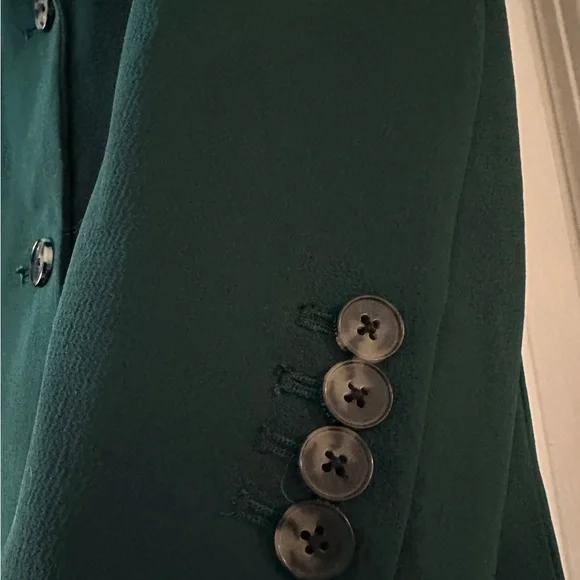 Aritzia Wilfred Women's Cherrelle (Double Breasted Blazer) Aventurine Green XXS - Picture 3 of 9